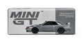 MGT01024 = MINI GT Nissan Skyline GT-R NISMO BNR32 CRS Version Dark Metal Gray 1:64 Diecast Model Car