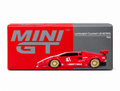 DNM-MGT-1100-RED = MINI GT #1100 Lamborghini Countach LB-WORKS Red 1:64 Diecast Model Car