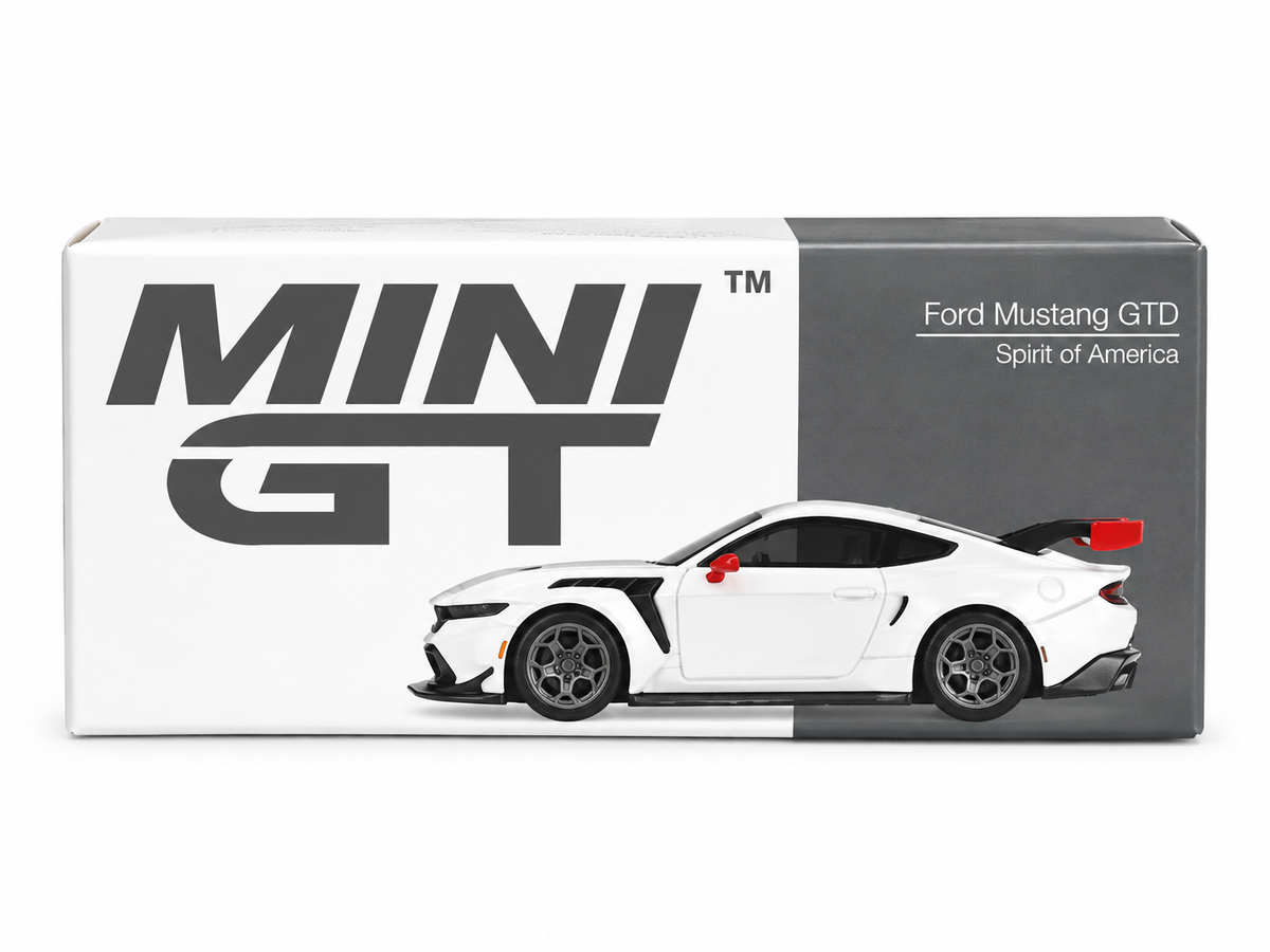 MGT01097 = MINI GT Ford Mustang GTD Spirit of America 1:64 Diecast
