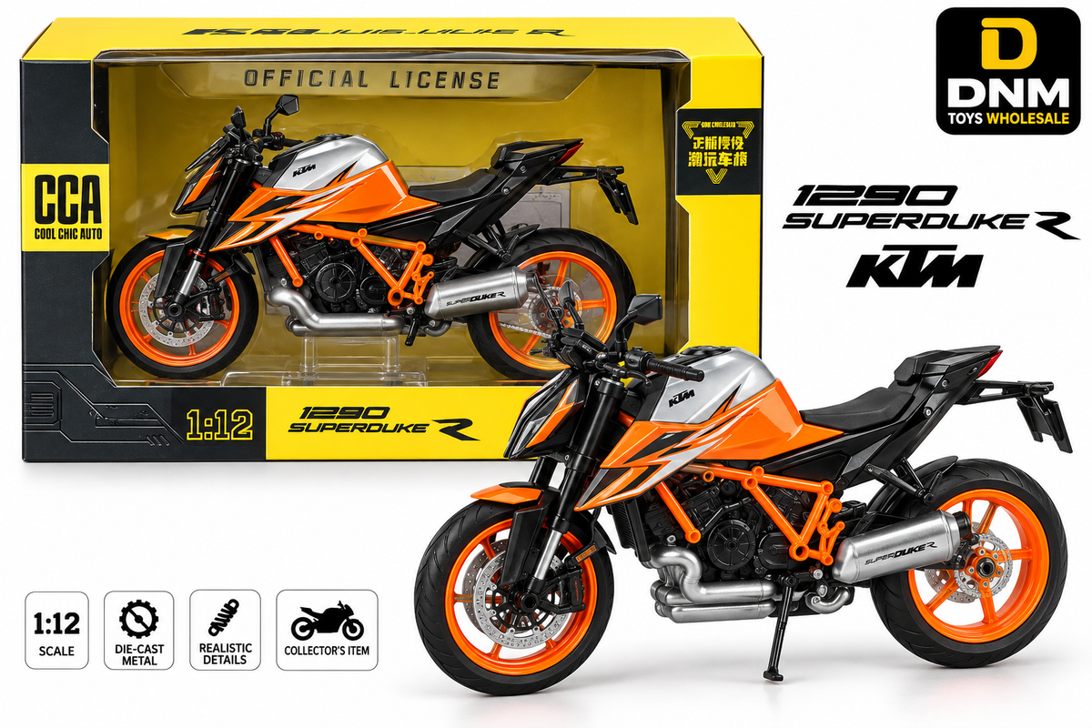 1:12 Scale Super Duke Diecast Motorcycle Toy | DNM Toys Wholesale