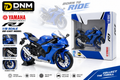 1:18 Scale Blue Die-Cast Sports Motorcycle Model