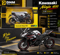 1:12 Kawasaki Ninja 400 Die-Cast Motorcycle Model