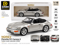 1:18 Scale Porsche 911 Carrera 2 Turbo Look Cabriolet 1992 Diecast Model Car