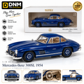 1:18 Scale Mercedes-Benz 300SL 1954 Classic Diecast Model Car – Blue Collectible with Display Box