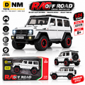 CZ117E-WHT-124 - 1:24 White RC Off-Road Alloy Car | 4x4 Toy SUV with Lights