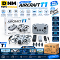 DNM-T1-MINI-DRONE-48 - Mini Drone T1 Dual Camera RC Drone with Optical Flow & LED Lights