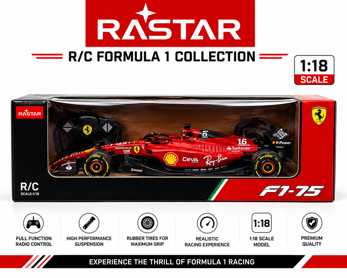 Rastar 1:18 Scale R/C Formula 1 Racing Car | DNM Toys Wholesale