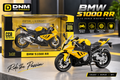 1:12 Scale BMW S1000 RR Die-Cast Motorcycle Model Yellow