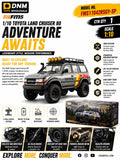 FMS Toyota Land Cruiser 80 Adventure Awaits 1:10 Scale 4WD RTR RC Crawler