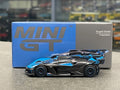 MGT01063 = MINI GT Bugatti Bolide 1:64 Black & Blue Diecast Model