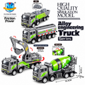 FPT-ENG-001 = Friction Powered Alloy Construction Truck Toy