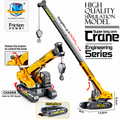 CRANE-FP-001 Friction Power Construction Crane Toy | 360° Rotating