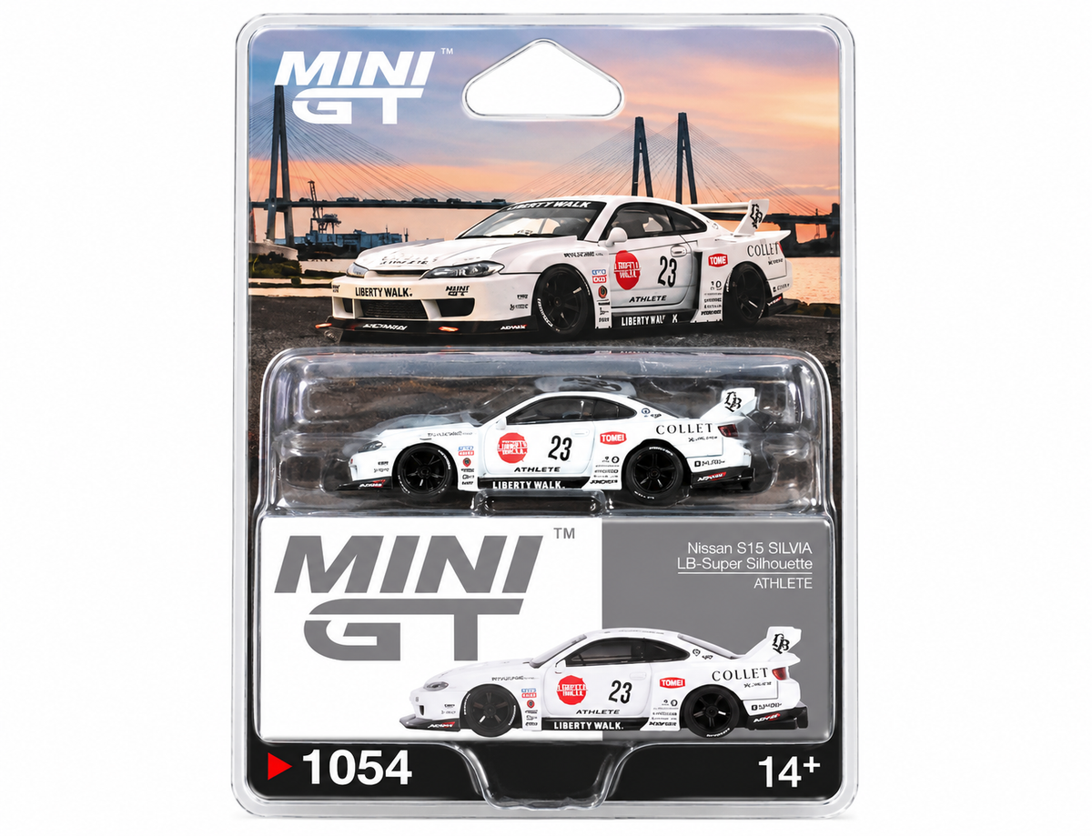 MGT01054 = MINI GT #1054 Nissan S15 Silvia ATHLETE 1:64 Diecast