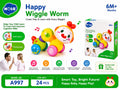 A997 Hola Happy Wiggle Worm 6 Months+ – Interactive Crawling Baby Toy with Music & Flashing Lights