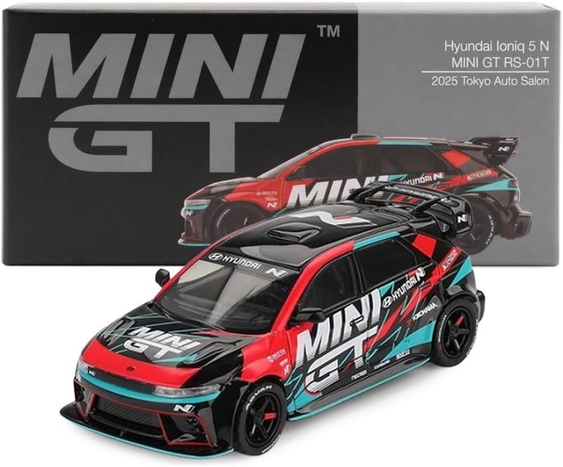 MGT01098-L MiniGT Hyundai Ioniq 5N RS-01T 2025 Tokyo Auto Salon 1:64 Diecast Car 1098-L