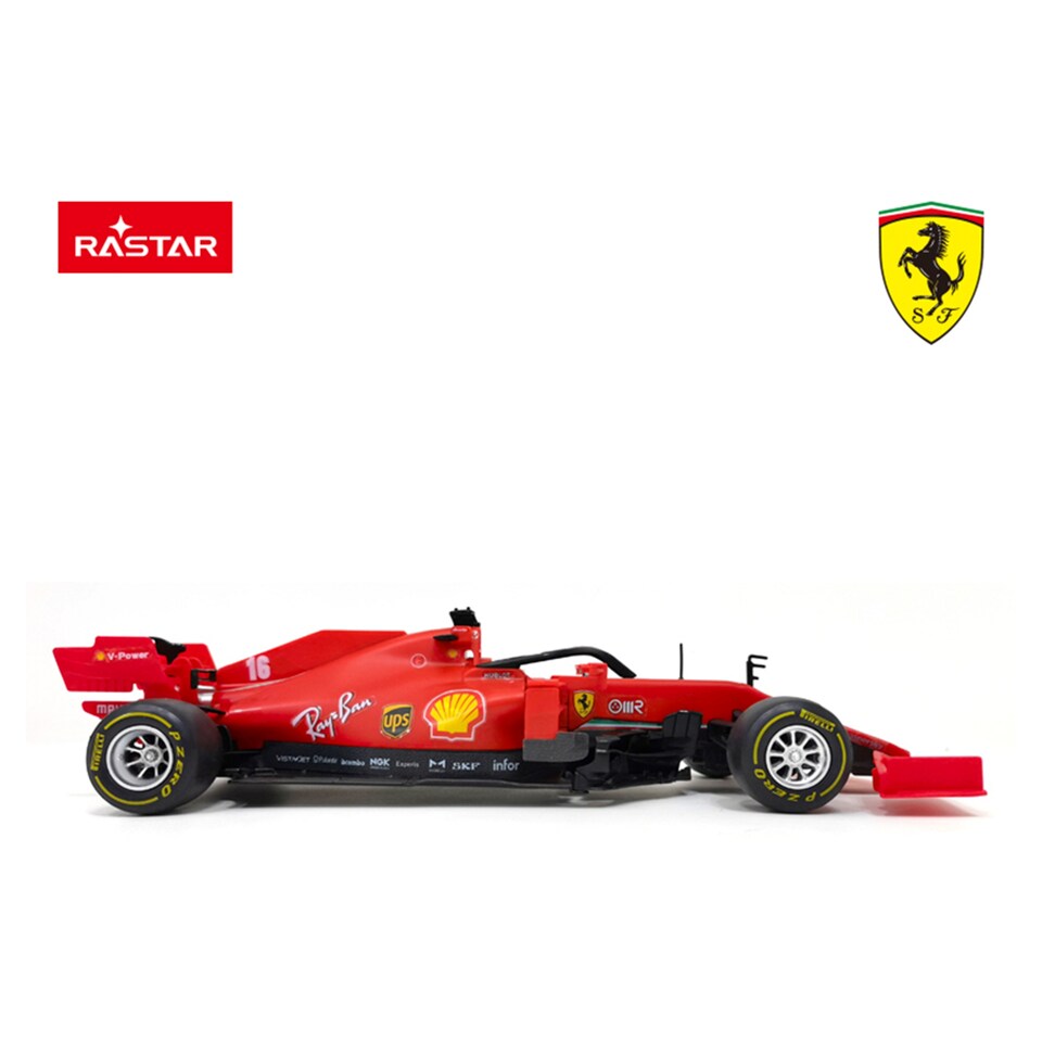 Rastar Ferrari SF1000 1:18 Scale RC Assembly Model Kit | DIY Plastic Formula 1 Racing Car with 2.4GHz Remote Control | Red F1 Model Car for Collection & Display