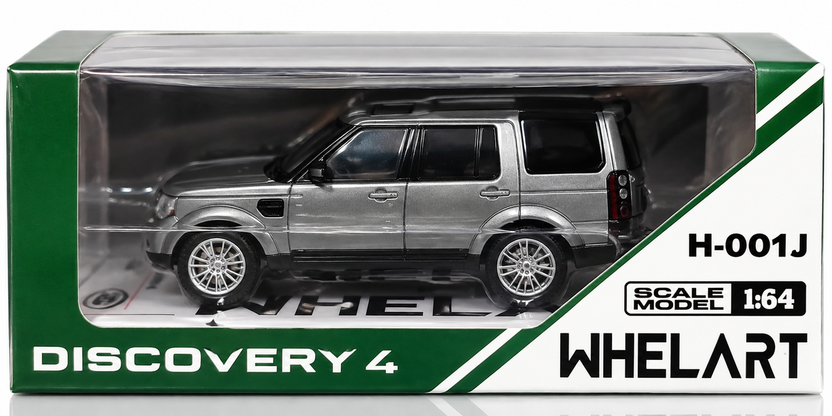 WHL-D4-H001J-GRY = 1:64 Land Rover Discovery 4 Diecast Model | WHELART H-001J