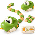 RC Magnetic Snake Toy for Kids – Greedy Snake Remote Control Crawling Toy with 8 Magnetic Segments, Flexible Movement, Light & Sound, Rechargeable Interactive Electronic Animal Toy [multicolor]