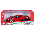 Bburago 1:18 Ferrari 488 GTB, Multi Color, (B18-16008)
