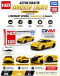 Tomica 108 Aston Martin Vanquish Zagato Diecast Premium Toy Car in 1:62 Scale