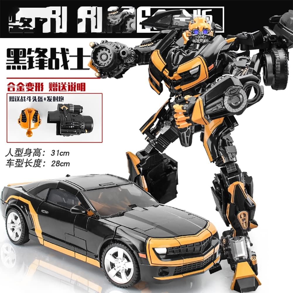 Black Bee Warrior BB-02 Transforming Robot Car | 2-in-1 Collectible Model