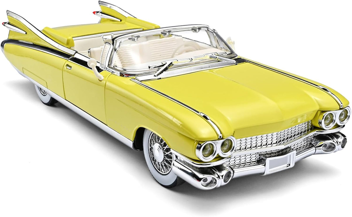 Cadillac Eldorado 1959 Convertible 1:24 Scale Classic Car Model – Red Vintage Diecast Collectible