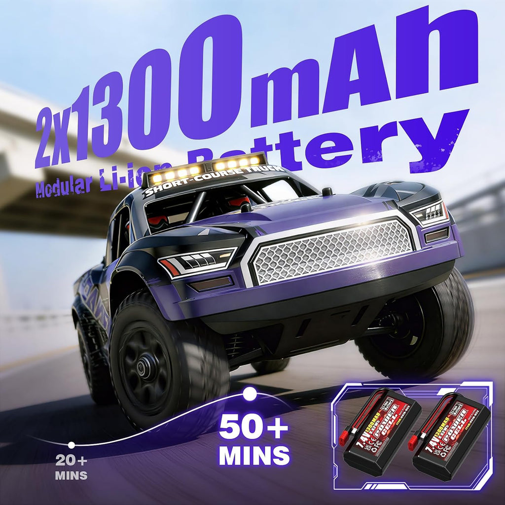 1:16 Scale 4WD High Speed RC Short-Course Truck with 2.4GHz Remote Control – 30+ KM/H