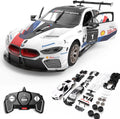 Rastar BMW M8 GTE 1:18 Scale RC Assembly Model Kit | DIY Plastic Racing Car with Remote Control | BMW Motorsport Model Car for Collection & Display