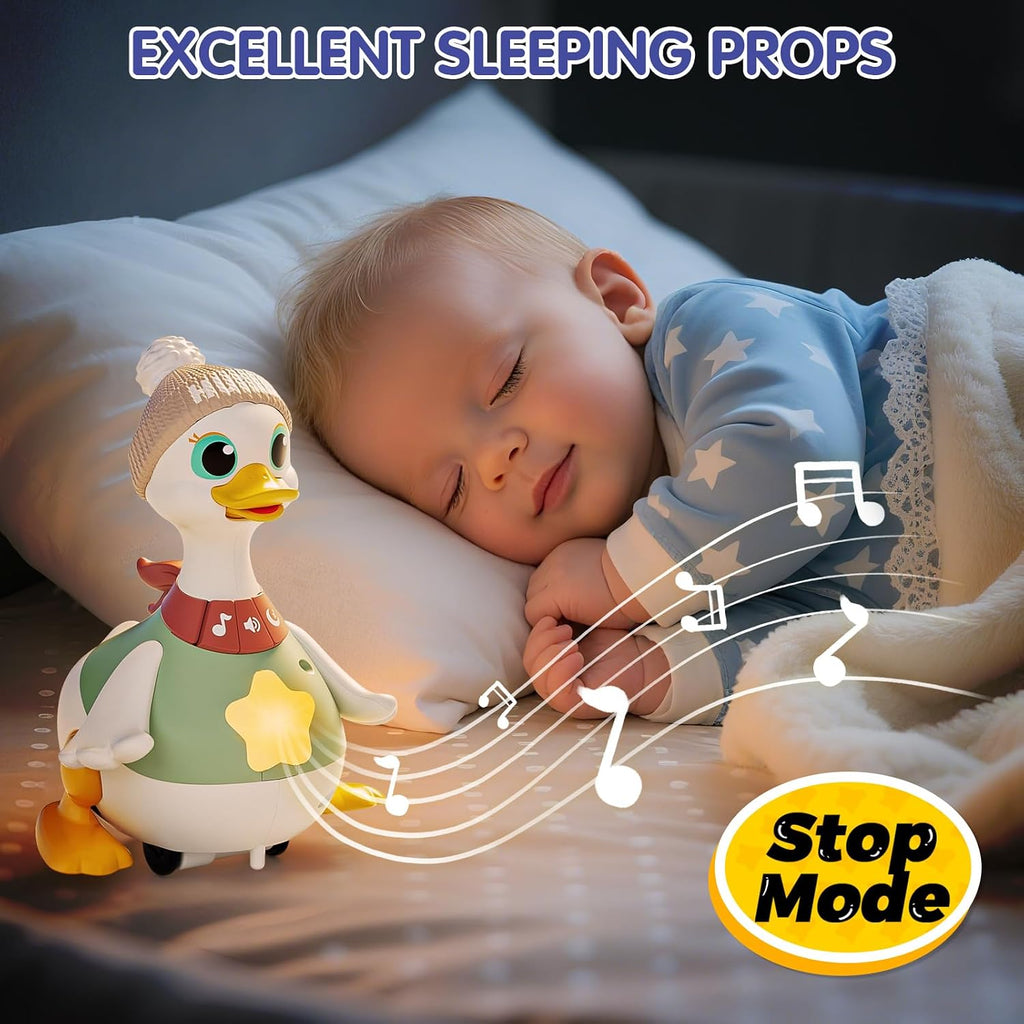 Hola Waddling Duck Family Mother & 2 Baby Ducks – Music & Sounds Toy