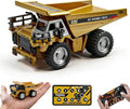 1:64 Mini RC Dump Truck Toy, Alloy Metal Construction Vehicle with App & Remote Dual Control
