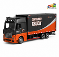 1:24 Diecast Heavy Container Truck with Light & Sound, Pull Back, Openable Doors | Metal Toy Model (1851 Edition)