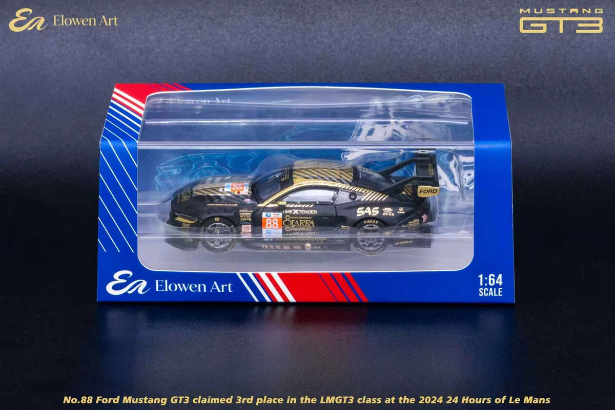 EA-MGT3-88 - Elowen Art Mustang GT3 #88 1:64 Diecast Model Car