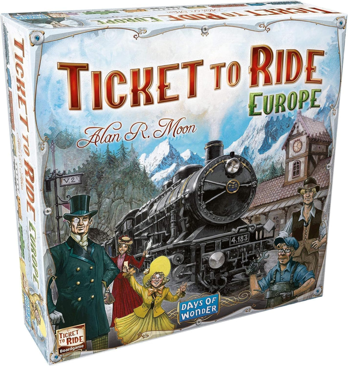 Ticket to Ride Europe Board Game - Embark on a Railway Adventure Across the Continent! Fun Family Strategy Game for Kids & Adults, Ages 8+, 2-5 Players, 30-60 Min Playtime