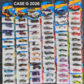 Hot Wheels Case G 2026 - Full Box (72 Cars) imported