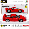 NOREV-F40-12-RD - Norev Ferrari F40 1987 1:12 Scale Diecast Model Car – Rosso Corsa Red Collector Edition