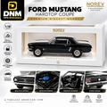 Norev Ford Mustang Hardtop Coupe 1:18 Scale Black Premium Diecast Model Car
