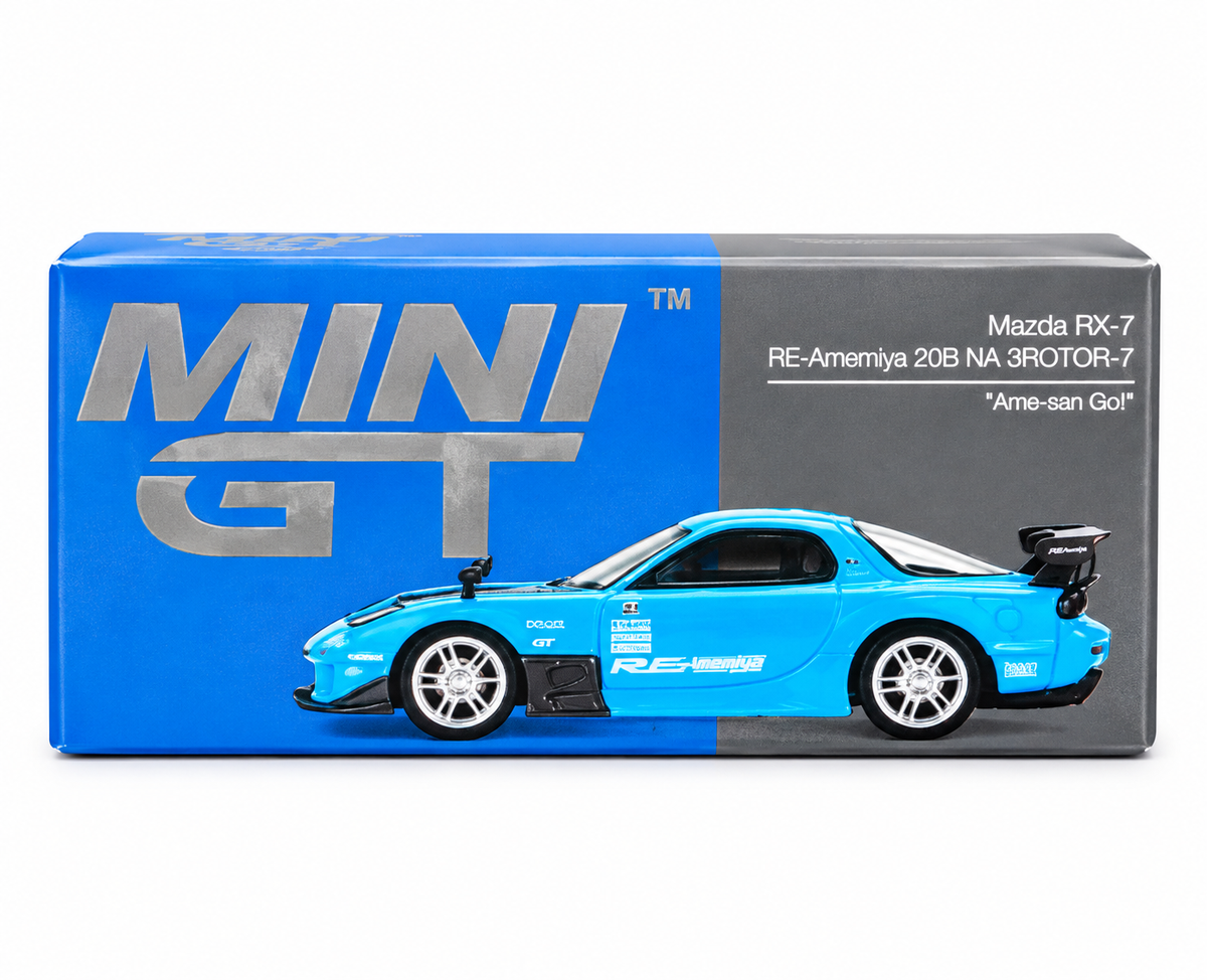 MGT01046 = MINI GT Mazda RX-7 RE-Amemiya 20B NA 3ROTOR-7 1:64