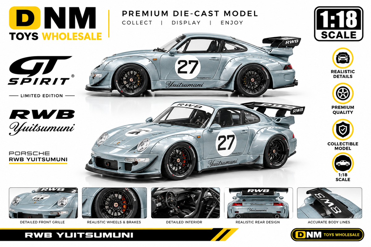 GT-RWB-YUITSUMUNI-118-SL - 1:18 RWB Yuitsumuni Die-Cast Model Car – Premium Collectible Racing Car