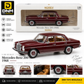 Norev 1:18 Scale 1968 Mercedes-Benz 200 Classic Diecast Model Car – Burgundy