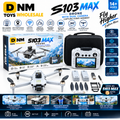 DNM-S103MAX-DC-WHT - S103 MAX Dual Camera Foldable Drone | 6-Axis Gyro & App Control