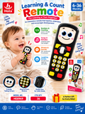 Hola Baby Learning Remote 6–36 Months – Interactive Counting, Music, Speech & Pretend Play Educational Toy