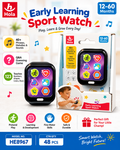 Hola Kids Learning Smartwatch Toy 12–60 Months – Pretend Play Sport Watch with Music, Sounds, Numbers & Shapes