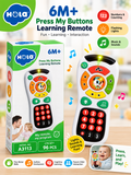 Hola Learning Remote Toy for Babies 6+ Months – Interactive Numbers, Music, Lights & Sounds