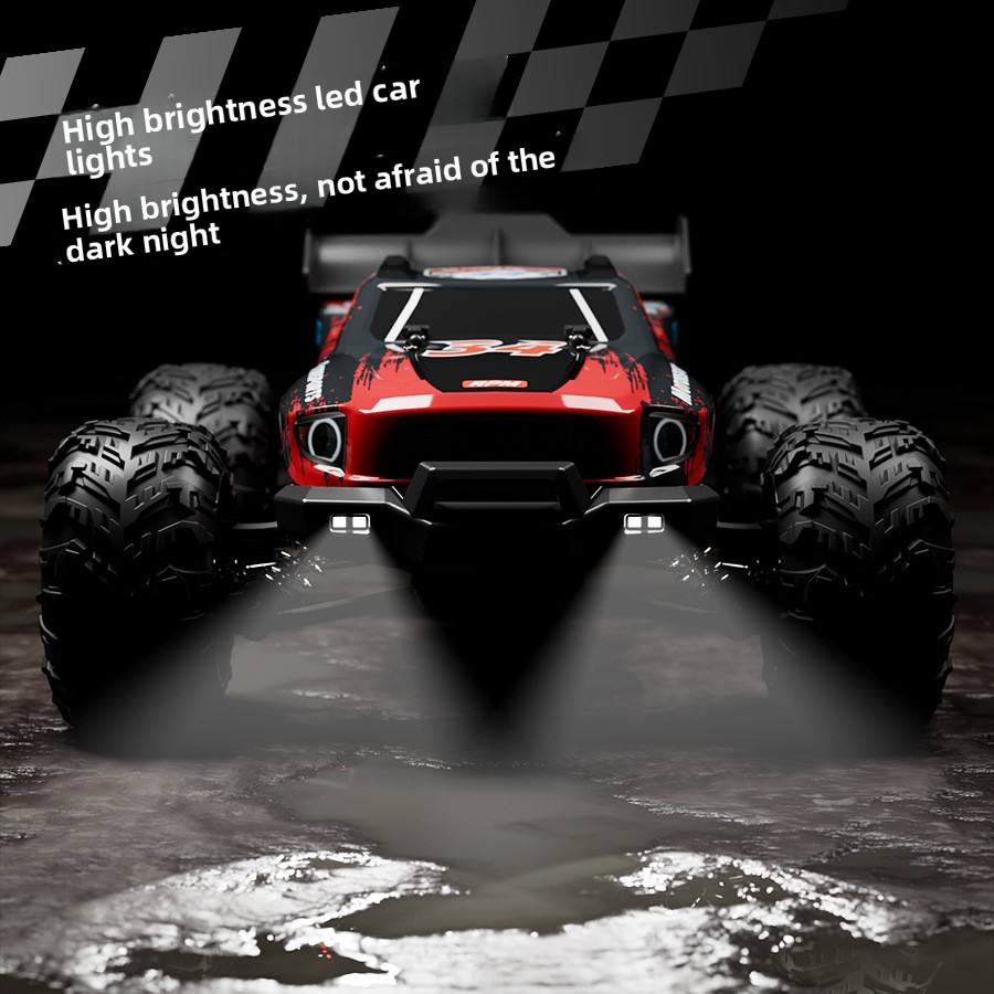 Wild Storm 1:14 Scale 4WD High-Speed Off-Road Monster Truck — All-Terrain Remote Control Car with Shock Absorbers