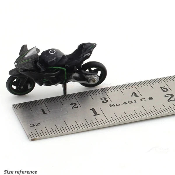 Kawasaki H2R 1:64 Scale Miniature Motorcycle Model | Detailed Sport Bike Collectible with Display Box | Motorcycle Model for Display & Collection