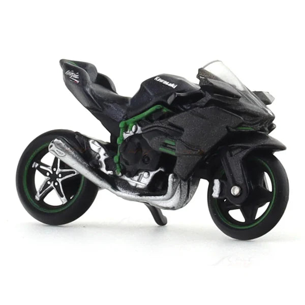 Kawasaki H2R 1:64 Scale Miniature Motorcycle Model | Detailed Sport Bike Collectible with Display Box | Motorcycle Model for Display & Collection