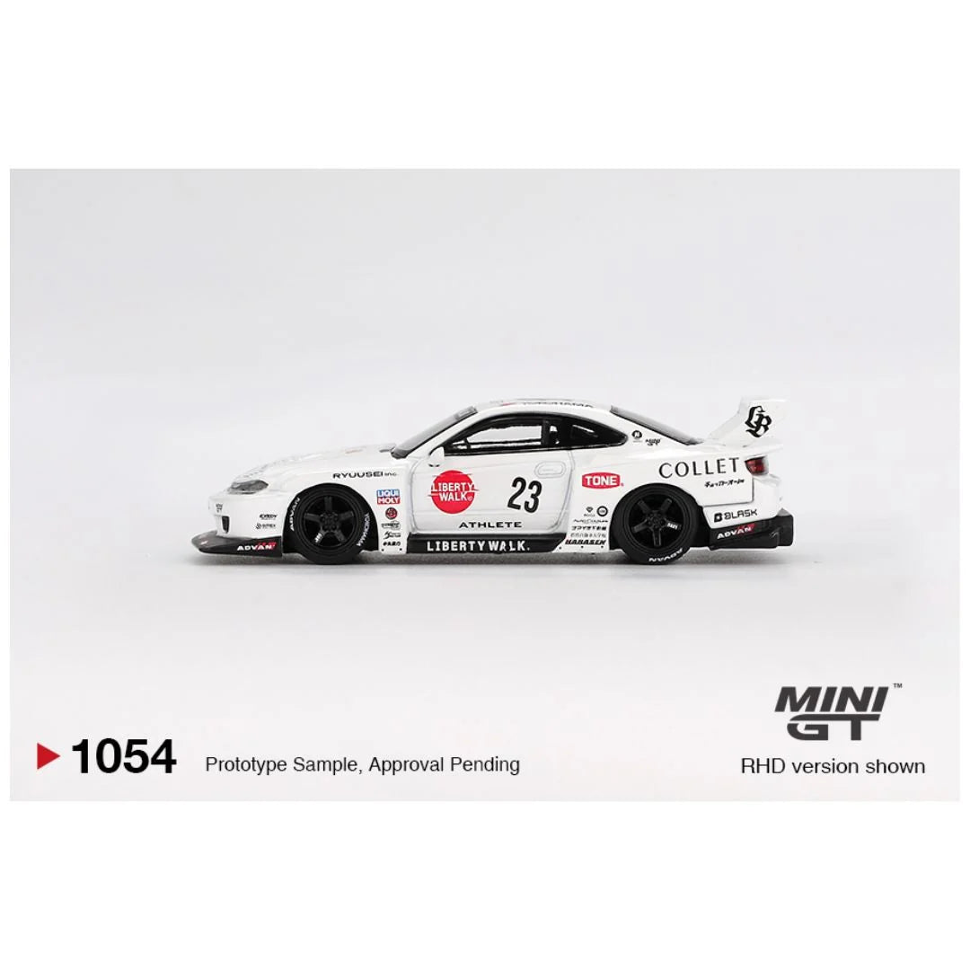 Imported Mini GT Blister #1054 Nissan LB-Super Silhouette S15 Silvia Athlete Die-Cast Car