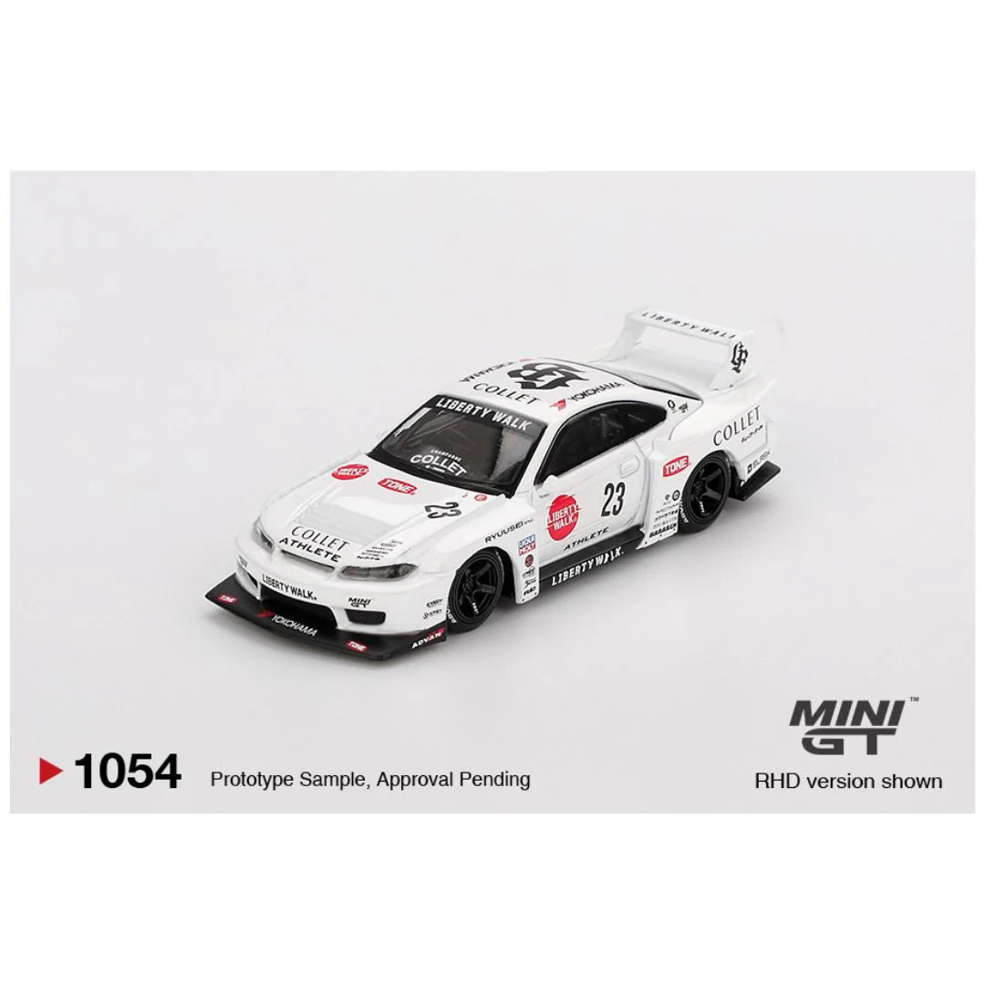Imported Mini GT Blister #1054 Nissan LB-Super Silhouette S15 Silvia Athlete Die-Cast Car