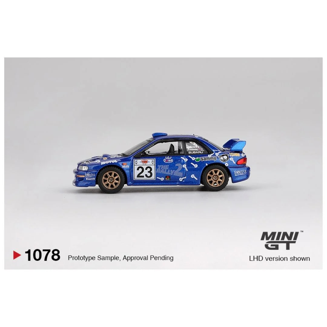 Imported Mini GT Blister #1078 Subaru Impreza WRC99 Acropolis Rally Die-Cast Car