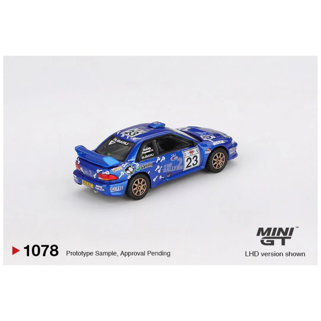 Imported Mini GT Blister #1078 Subaru Impreza WRC99 Acropolis Rally Die-Cast Car